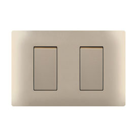 Residential  2 Gang Intermediate Switch , Gold Light Switch Flame Resistant