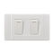 Universal Household 2 Gang 2 Way Switch Over Current Protection Durable And Safe