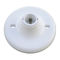 E27 Plastic Screw Type Bulb Holder , Durable And Safe White Socket Bulb Holder